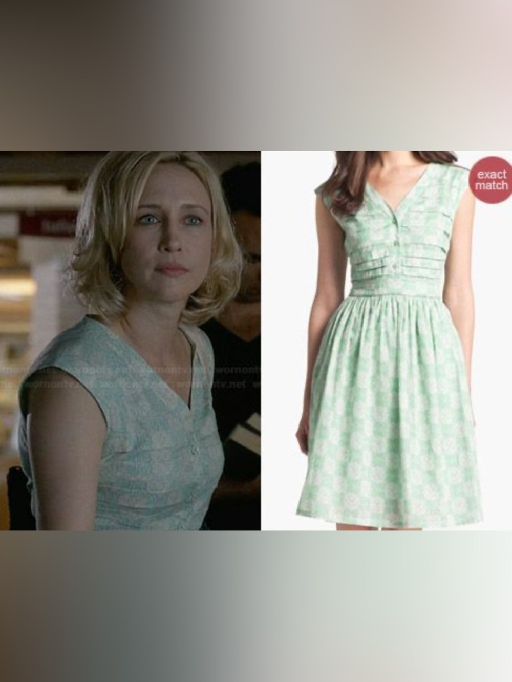 Tory Burch Nico Dress - Pop Culture Norma Bates - Vera Farmiga Women’s Size 2